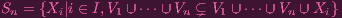 Sn = {Xi|i ∈ I,V1 ∪ ⋅⋅⋅∪ Vn ⊊ V1 ∪ ⋅⋅⋅∪Vn ∪Xi }