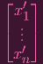 ⌊x ′⌋
  .1
⌈ .. ⌉
 x′n