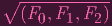 ∘ ------------
(F0, F1,F2 )