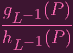 g    (P )
-L-- 1---
hL - 1(P )